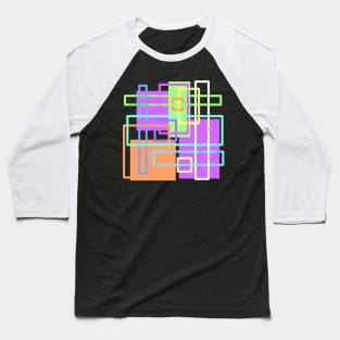 Geometric Composition Baseball T-Shirt